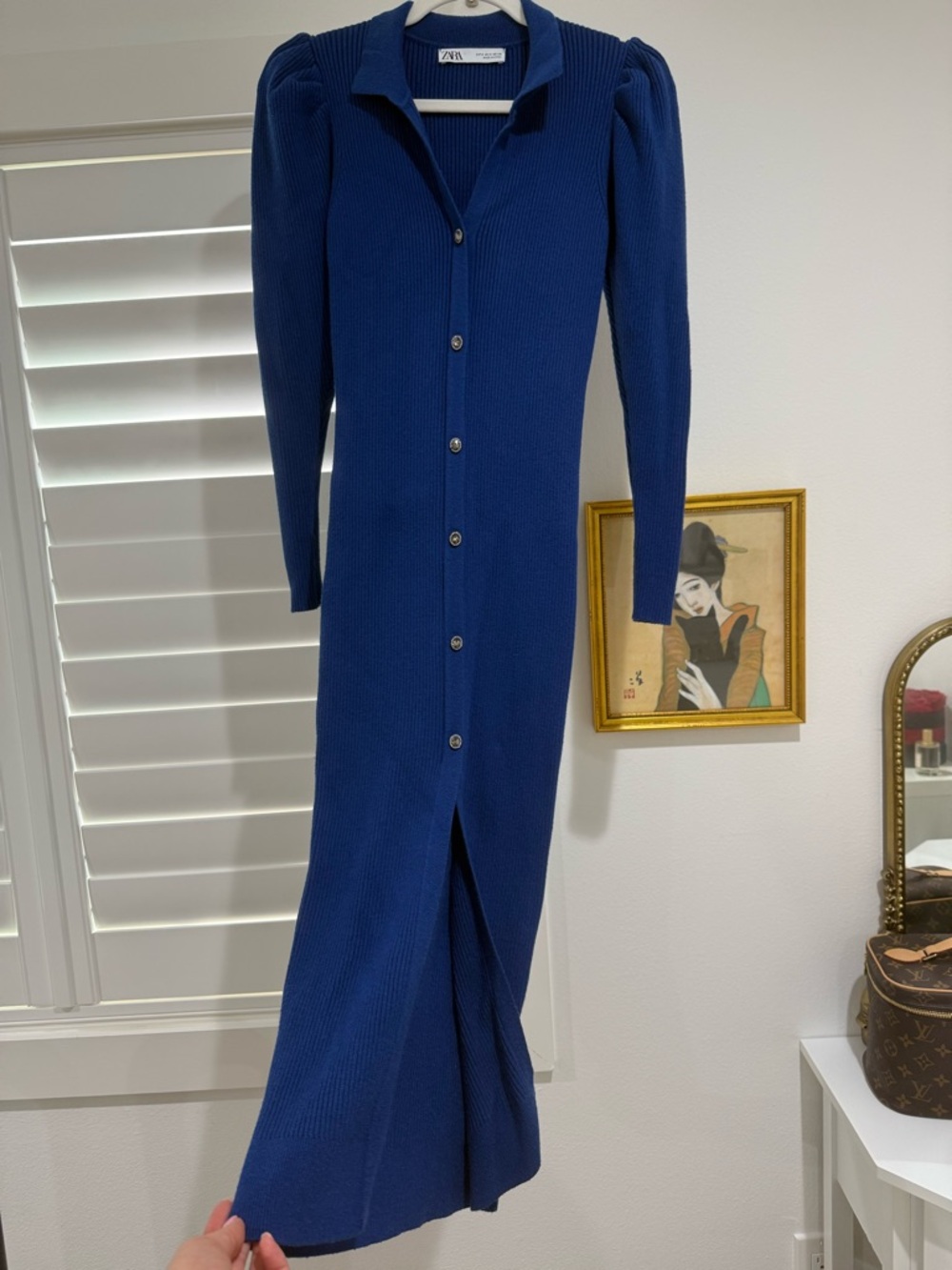 Zara Blue Midi Dress